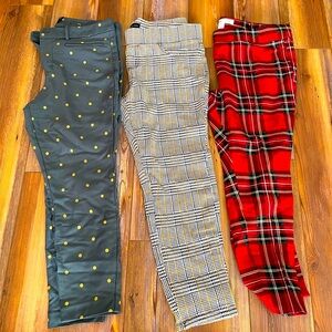 3 Pair of Casual Pull on Pants